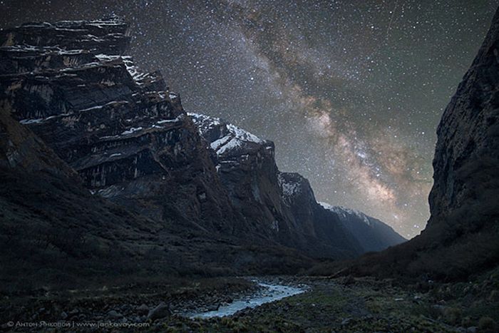 Галактика млечный путь на профессиональных фотографиях разных авторов
