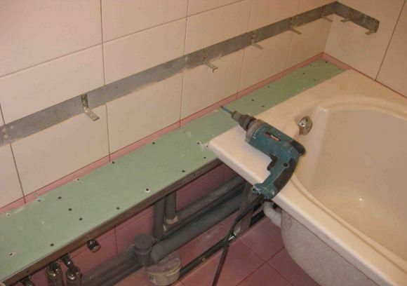 Монтаж гипсокартона своими руками в ванной