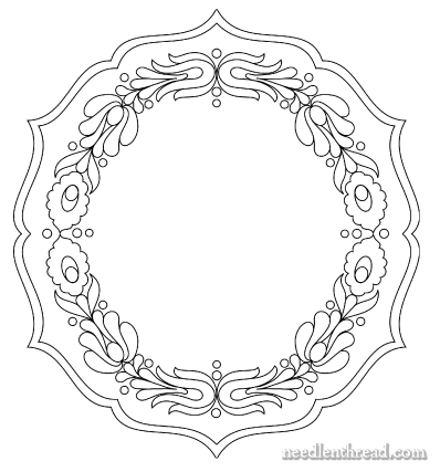 Hungarian-Embroidery-Design-05-bw (398x427, 33Kb)