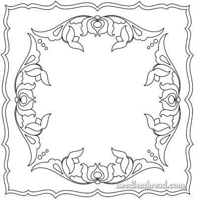 Hungarian-Embroidery-Pattern-02-line (400x405, 40Kb)