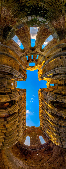 San Galano Abbey, Tuscany - Igor Menaker (273x700, 324Kb)