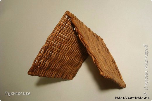 Плетение чайного домика из газетных трубочек (10) (520x344, 80Kb)
