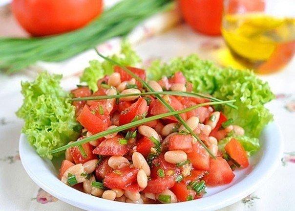 Салаты из фасоли с фото