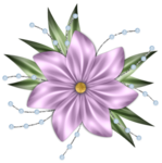  la_satin flower with leaves 2 (560x563, 220Kb)