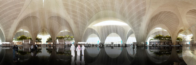 Kuwait-International-Airport-by-Foster-and-Partners03 (680x227, 48Kb)