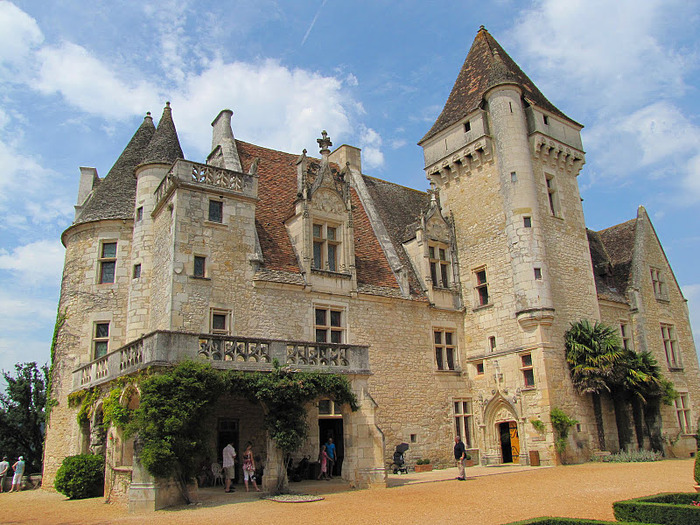 замок в Миланде (Chateau des Milandes). 43401