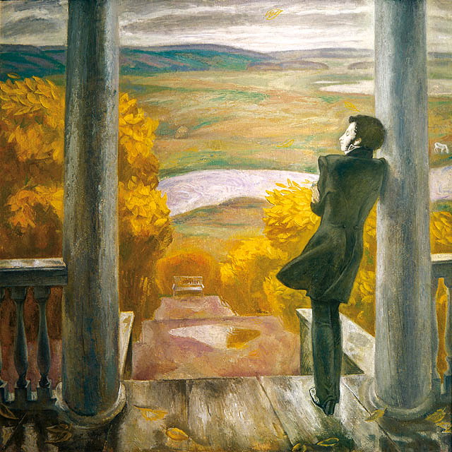 Осенние дожди. Пушкин. 1974 (640x640, 169Kb)