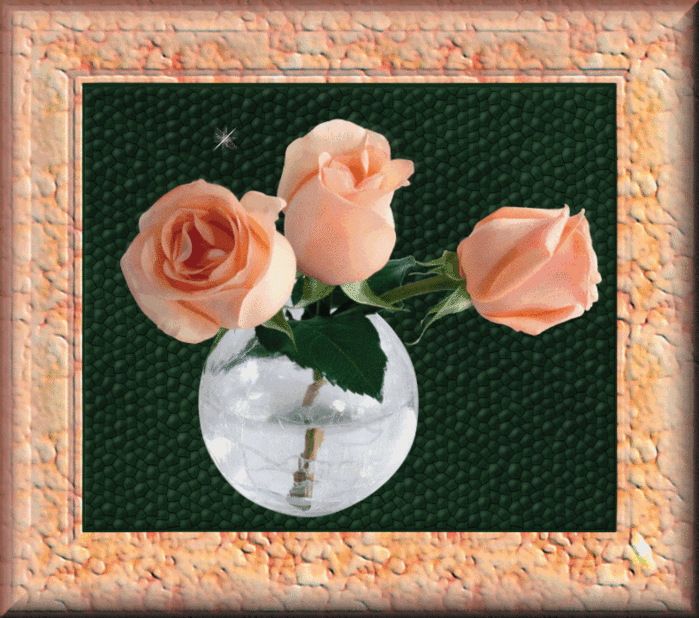 Анимация,Розы в вазе (700x618, 1575Kb)