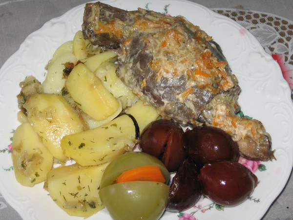 Заяц тушеный в вине и сметане (600x450, 78Kb)
