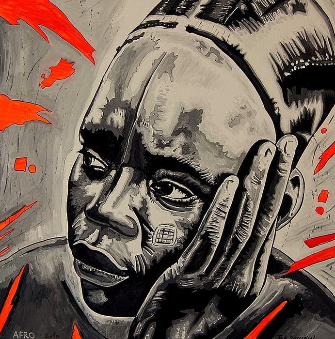 Яркий сюрреализм в искусстве Эда Нэроу (Ed Narrow) - Afro2010 yo (691x700, 198Kb)