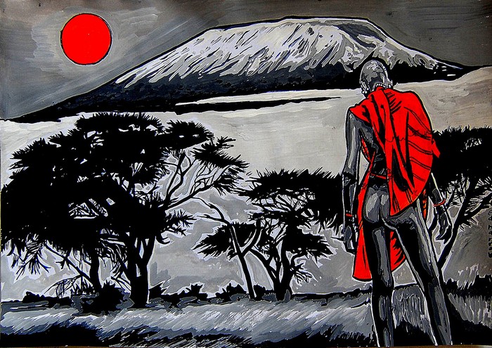Яркий сюрреализм в искусстве Эда Нэроу (Ed Narrow) - kilimanjaro- (700x495, 172Kb)