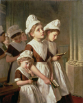  Foundling Girls at Prayer in the Chapel (564x700, 419Kb)