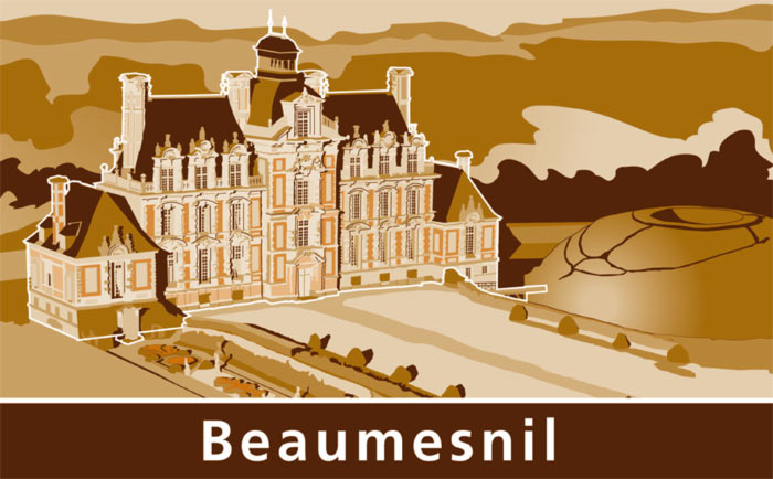 Шато Бомениль 17-го века - замок Людовика 13-го в Нормандии (1640 г.) 90786