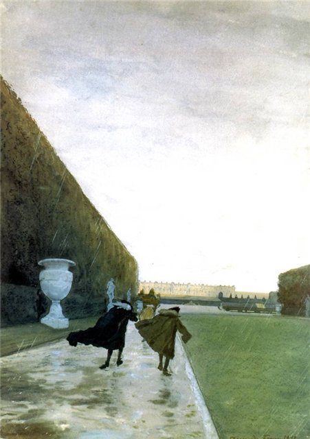 Из серии Последние прогулки Людовика XIV. 1898 (451x640, 50Kb)