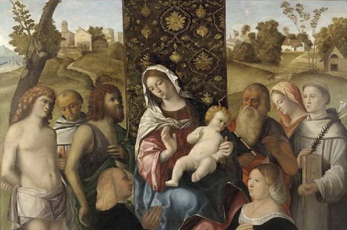 Cima_da_Conegliano,_Virgin_and_Child_with_St._Sebastian,_St._Francis,_St._John_the_Baptist,_St._Jerome,_Harvard_Art_Museum-Fogg_Museum,_Gift_of_the_Woodner_Family_Collection (700x465, 125Kb)