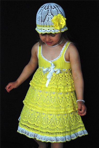 Сарафан для девочки спицами 37 моделей с описанием и схемами, Вяз�ание для детей