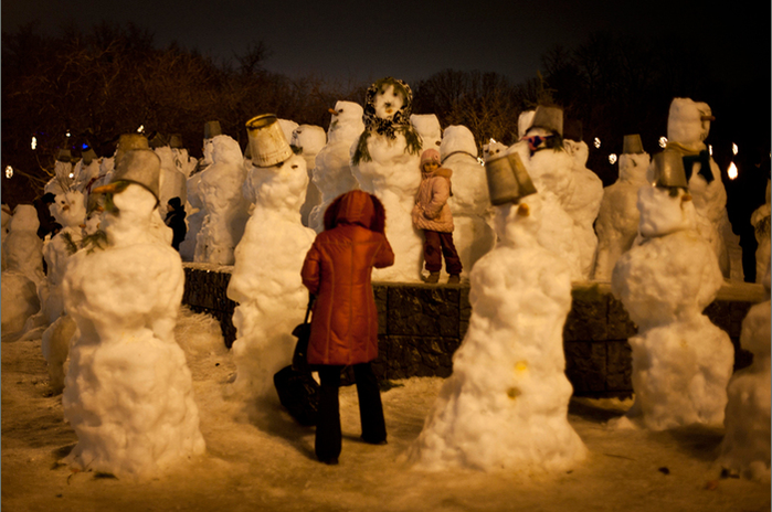 Парк Горького, Москва, январь 2012 года