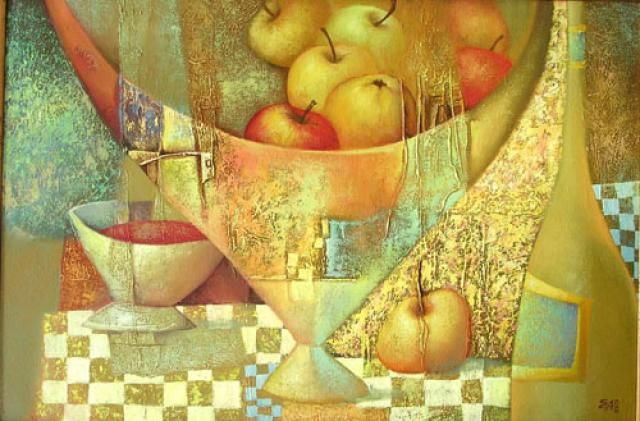 Сулимов Александр 083 - Натюрморт с яблоками (640x421, 54Kb)