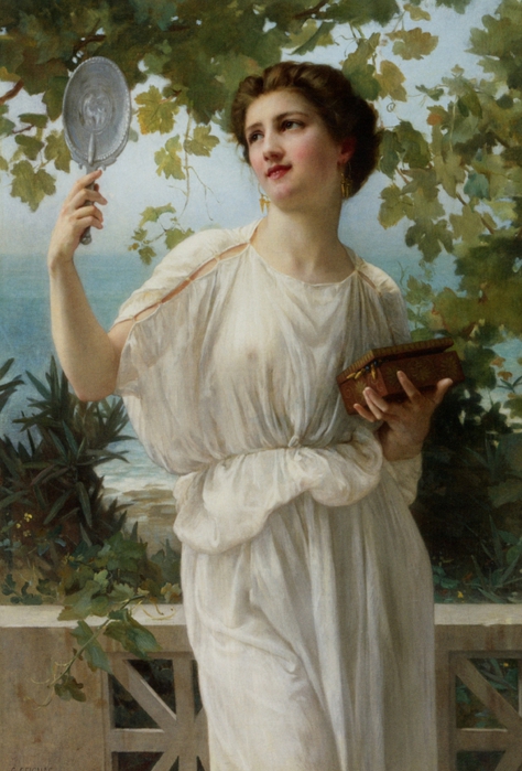 Admiring Beauty (474x700, 255Kb)
