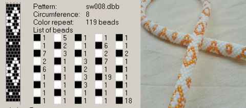 схем для вязания жгутов на бисерин | бусы,бисер | Постила
