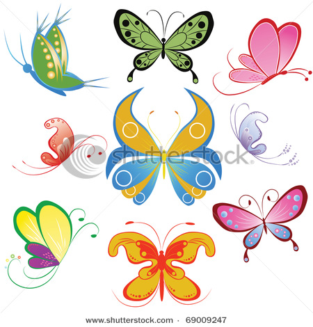 stock-vector-set-of-multicolored-graphic-butterfly-tattoo-flower-vector-illustration-69009247 (450x470, 96Kb)