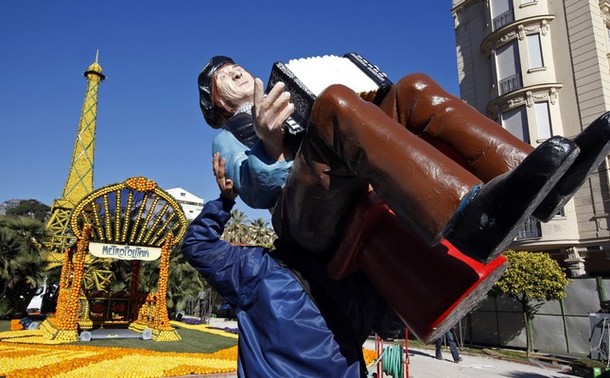 79-ый Лимонный фестиваль в Ментоне (79-th Lemon festival in Menton), Франция, 16 февраля 2012 года