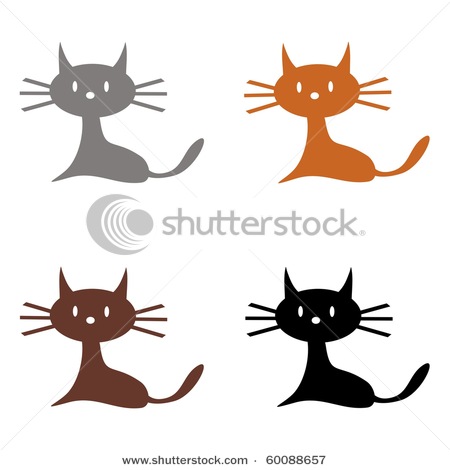 stock-vector-four-cats-on-white-background-60088657 (450x470, 31Kb)