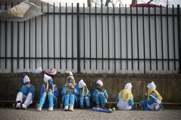 Карнавальный парад в Торреш (Carnival parade in Torres Vedras), Португалия, 21 февраля 2012 года