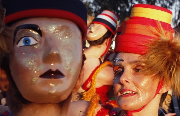 Традиционное карнавальное шествияе в Овар (Traditional carnival parade in Ovar), Португалия, 21 февраля 2012 года