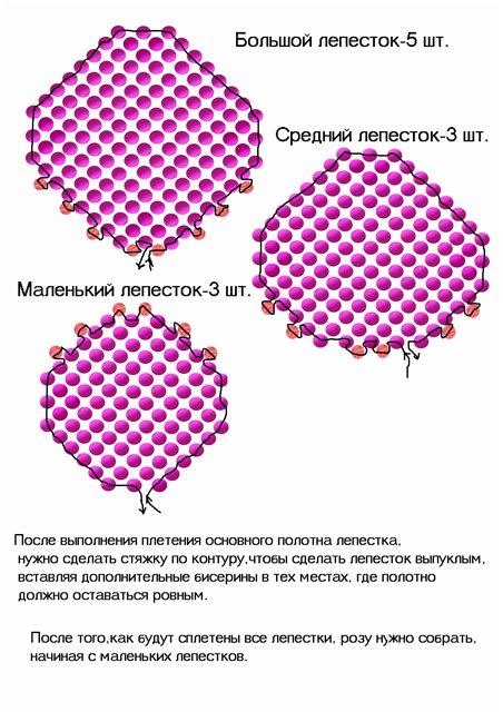 Бисер мозаичное плетение розы схемы Бисер мозаичное плетение розы схемы