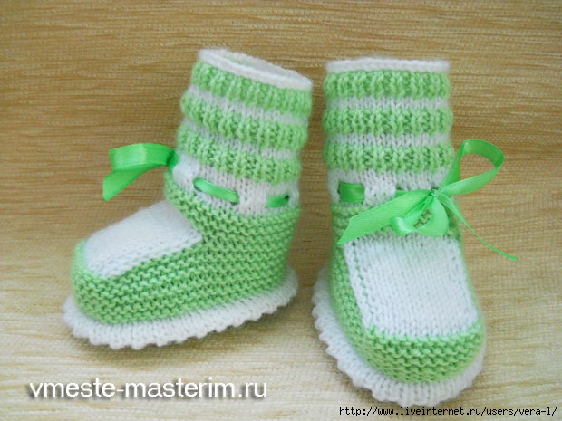 Вязаные детские пинетки и носки: незаменимые мелочи для малыша