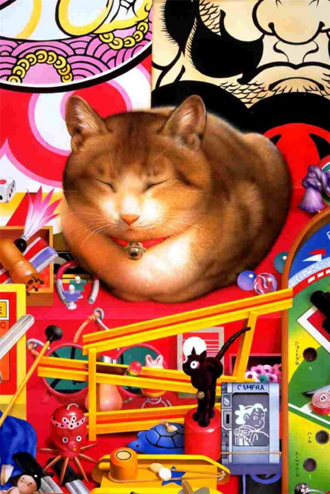 Очаровательные кошки Makoto Muramatsu 8 (467x700, 419Kb)