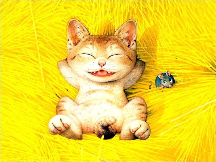 Очаровательные кошки Makoto Muramatsu 10 (700x525, 452Kb)