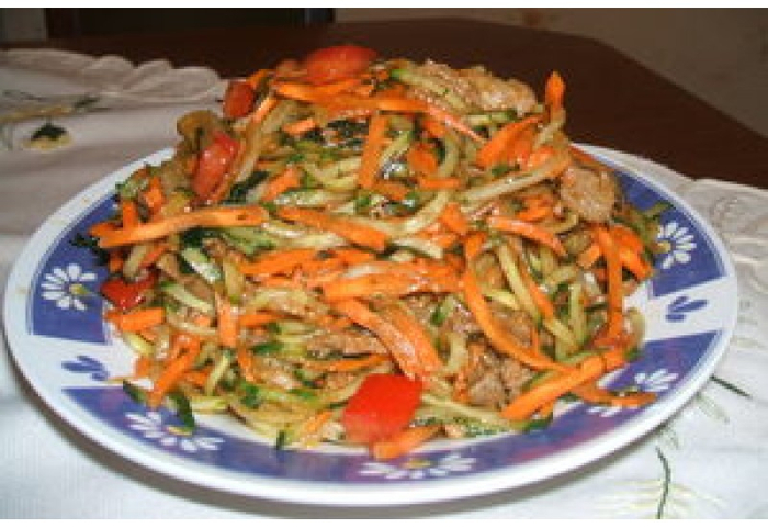 мясной салат морковь (700x481, 333Kb)