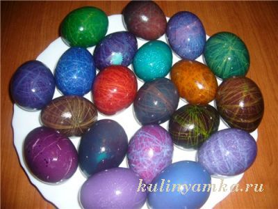 Натуральные способы покрасить яйца