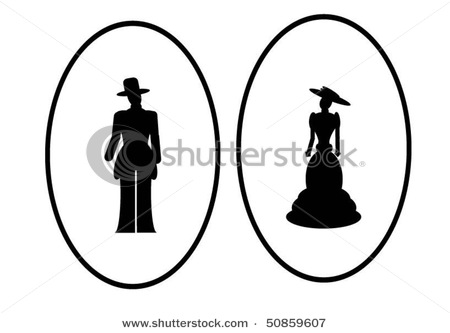 stock-vector-lady-and-gentlemen-silhouette-50859607 (450x333, 24Kb)