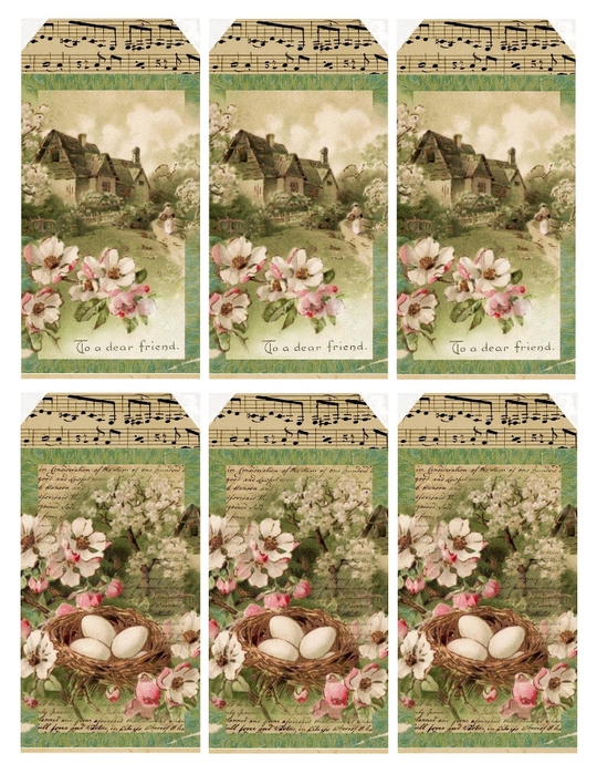 sweet spring cottage gift tags (540x700, 346Kb)