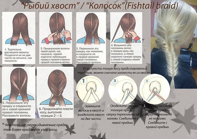 Как сделать четверной рыбий хвост