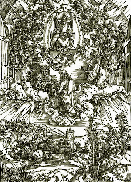 Святой Иоанн и двадцать четыре старца на небесах Кунстхалле, Карлсруэ, Германия.