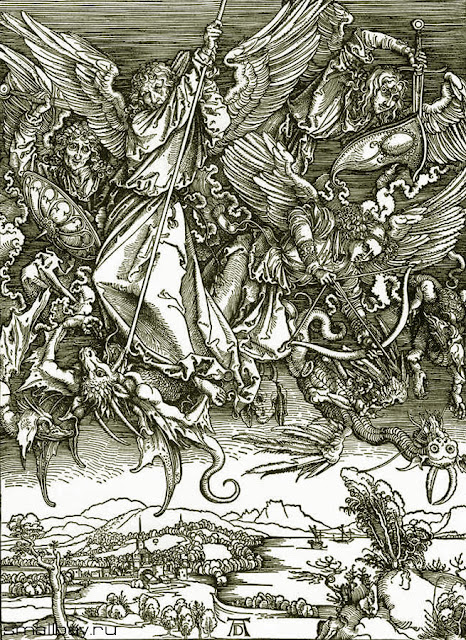 Битва архангела Михаила с драконом Кунстхалле, Карлсруэ, Германия.