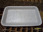 Поделки из пенопластовых лотков для мяса