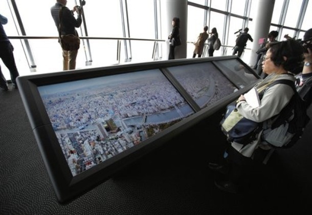 'Tokyo Sky Tree' самая высокая телебашня в мире, Токио, 17 апреля 2012 года