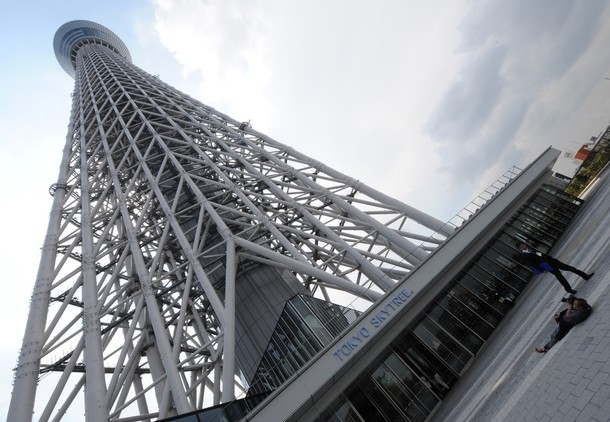 'Tokyo Sky Tree' самая высокая телебашня в мире, Токио, 17 апреля 2012 года