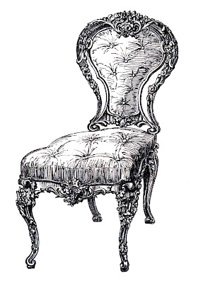 french chairs vintage image GraphicsFairy7c (287x400, 43Kb)