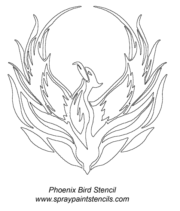 phoenix-bird-stencil (599x700, 55Kb)