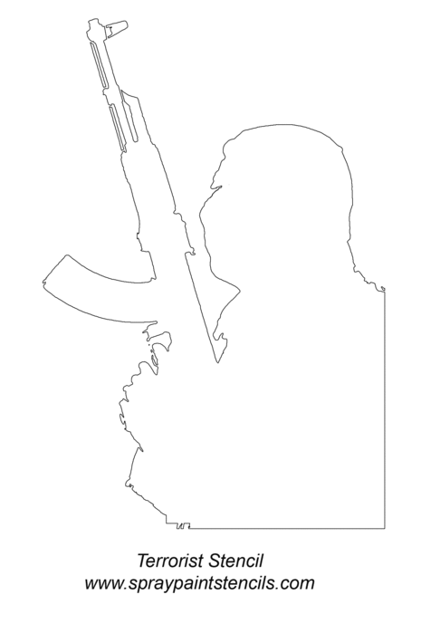 terrorist-stencil (465x700, 14Kb)