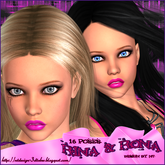 Rina&Rona. (700x700, 702Kb)