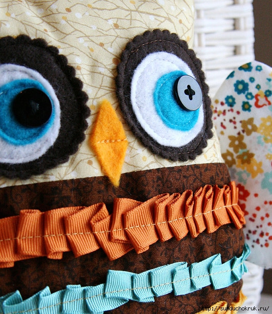 Мастер-класс по шитью игрушек: Летние совы