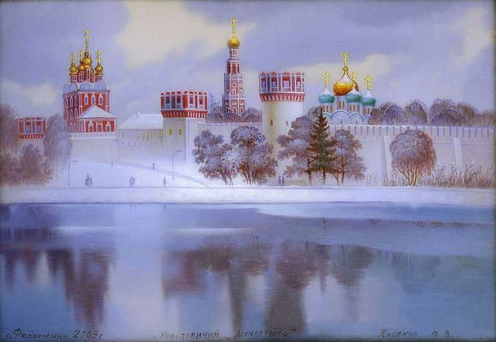 005 Fedoskino - Novodevichy Convent (700x483, 204Kb)