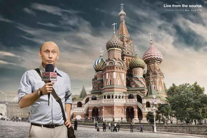 Владимир Путин Реклама CNN Live from the source